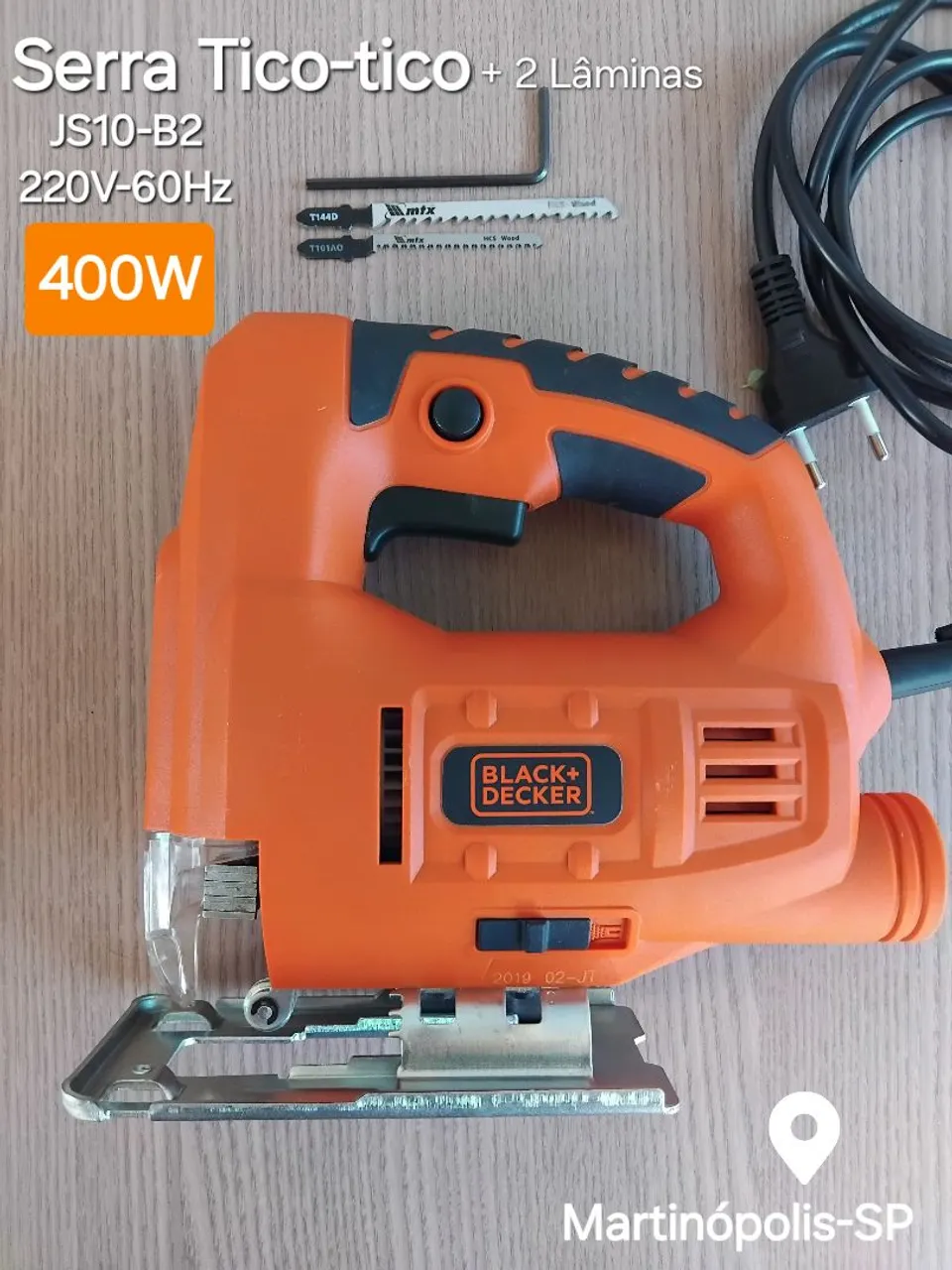 Serra Tico-tico Black+Decker 400W JS10-B2
