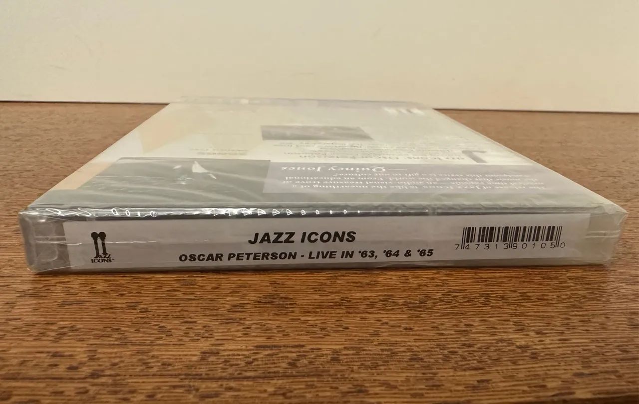 DVD Oscar Peterson - Live in '63, '64 & '65 - Jazz Icons, LACRADO, raridade. - Foto 5