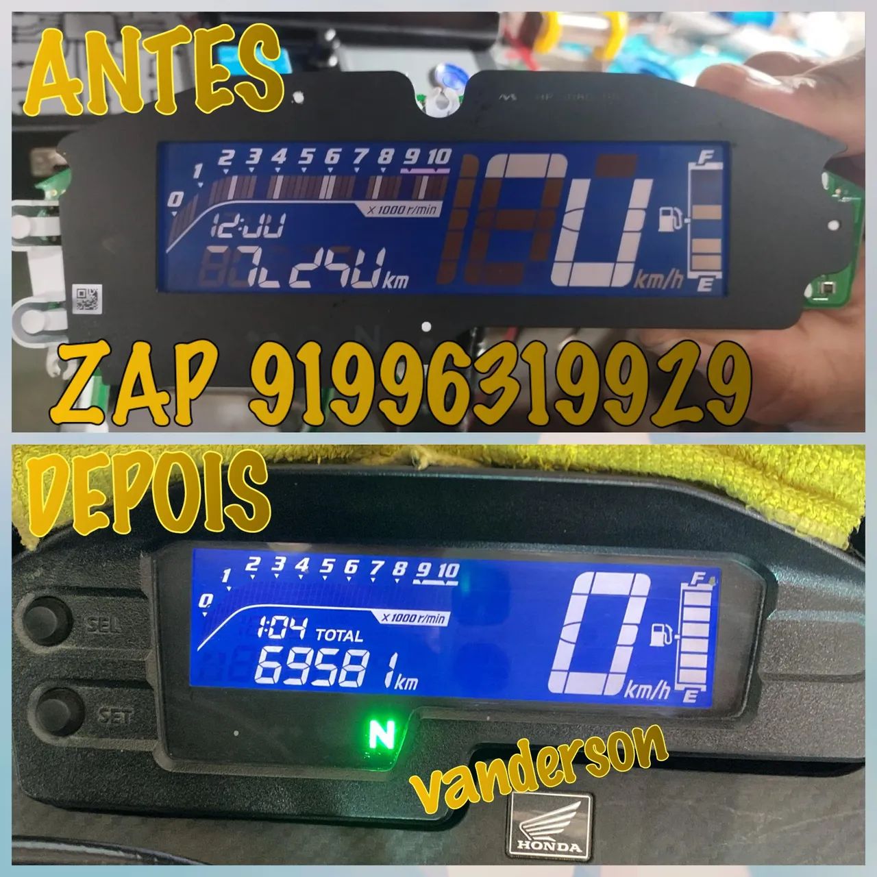 Painel de moto  - Foto 3