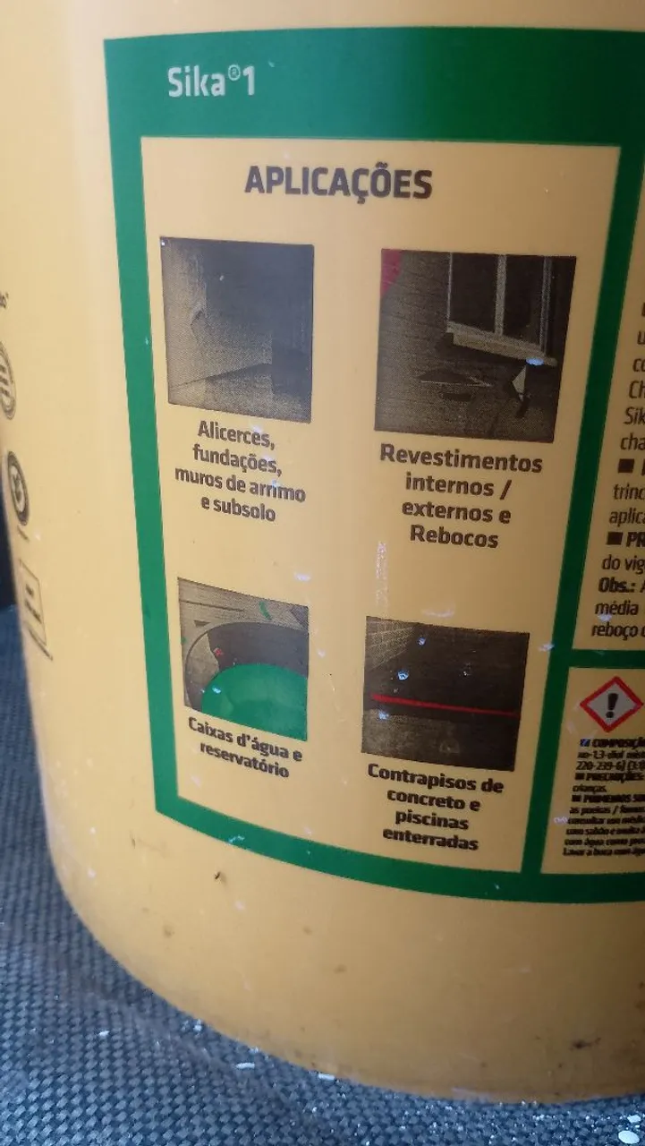 Sika 1 - Reboco e Argamassa para Alvenaria