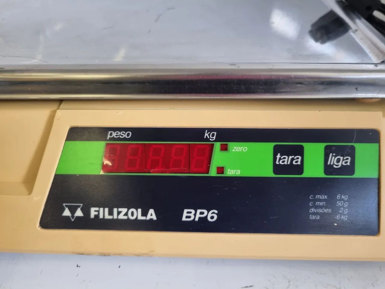Balança Filizola BP6 06Kg Divisão 02gr em Bom estado Funcionando - Foto 2