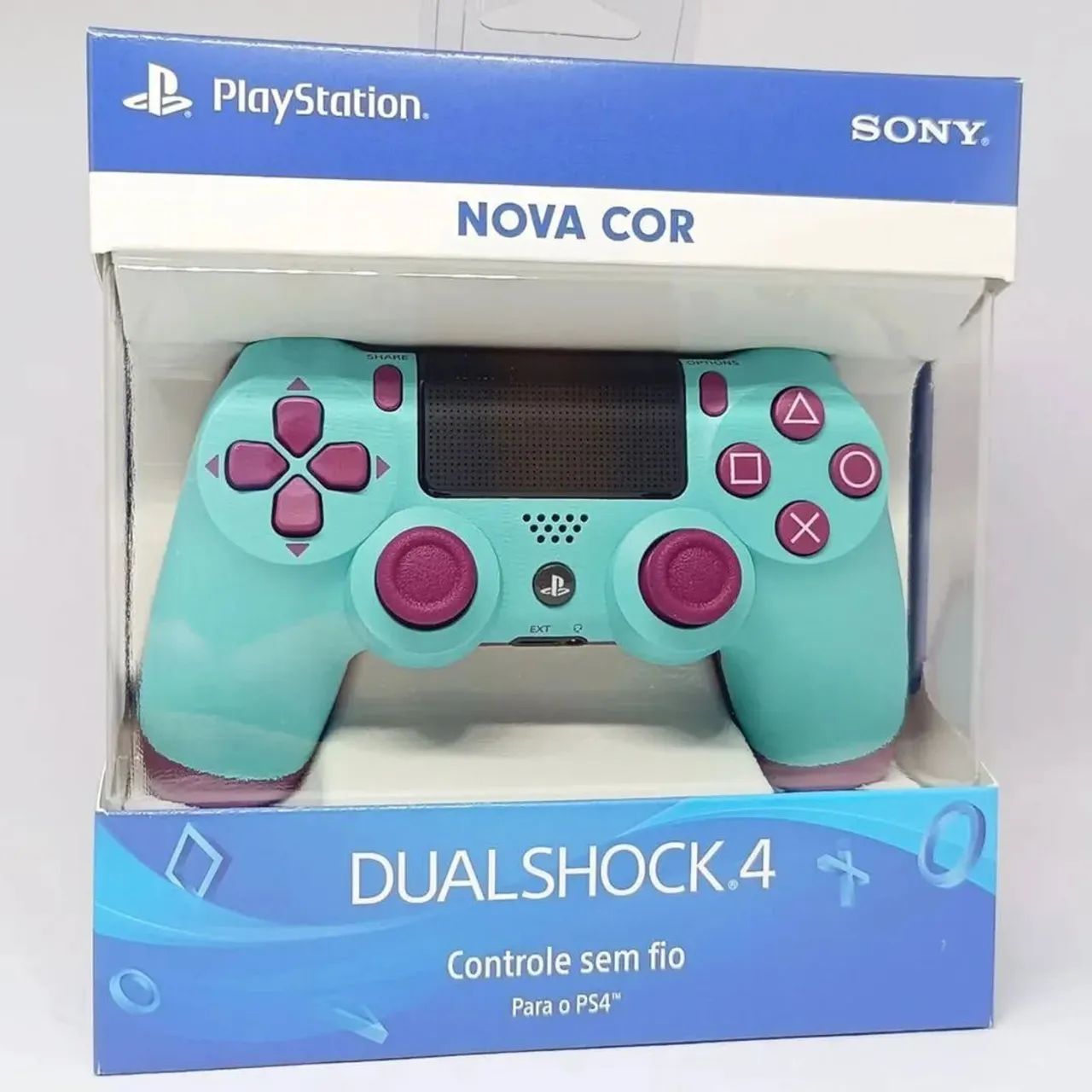 Controle ps4 Blue Berry original Sony, edição limitada 