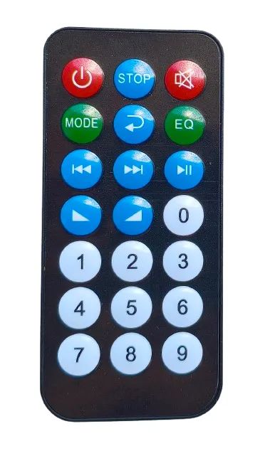 placa multimidia USB bluetooth antrada auxiliar micoSD FM controle remoto fonte inclusa - Foto 6