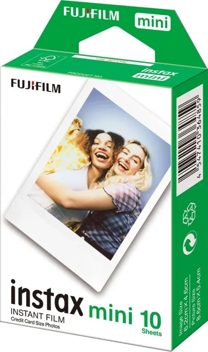 Filme Instax Mini com 10 Fotos, Fujifilm