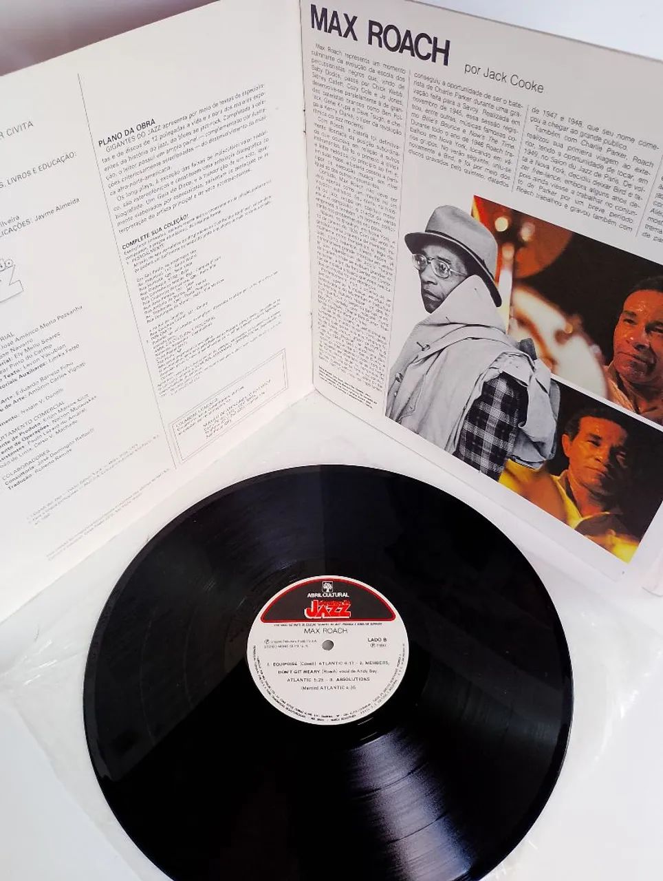 Max Roach Gigantes do Jazz LP vinil  - Foto 3