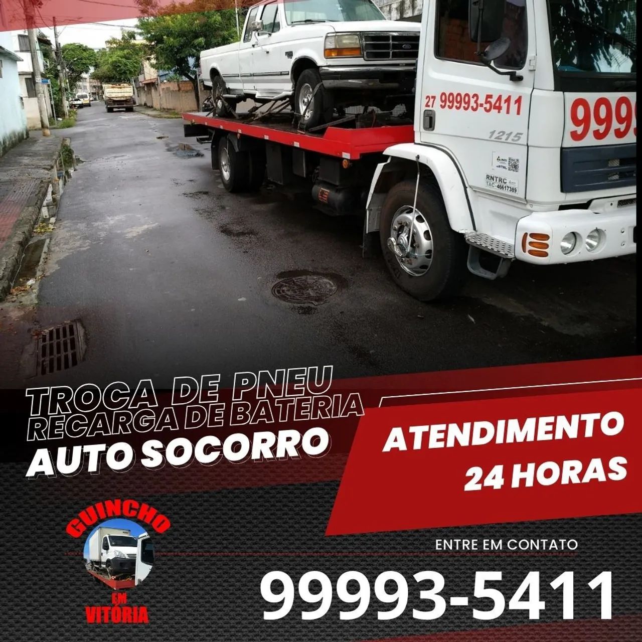 Guincho e borracharia móvel 