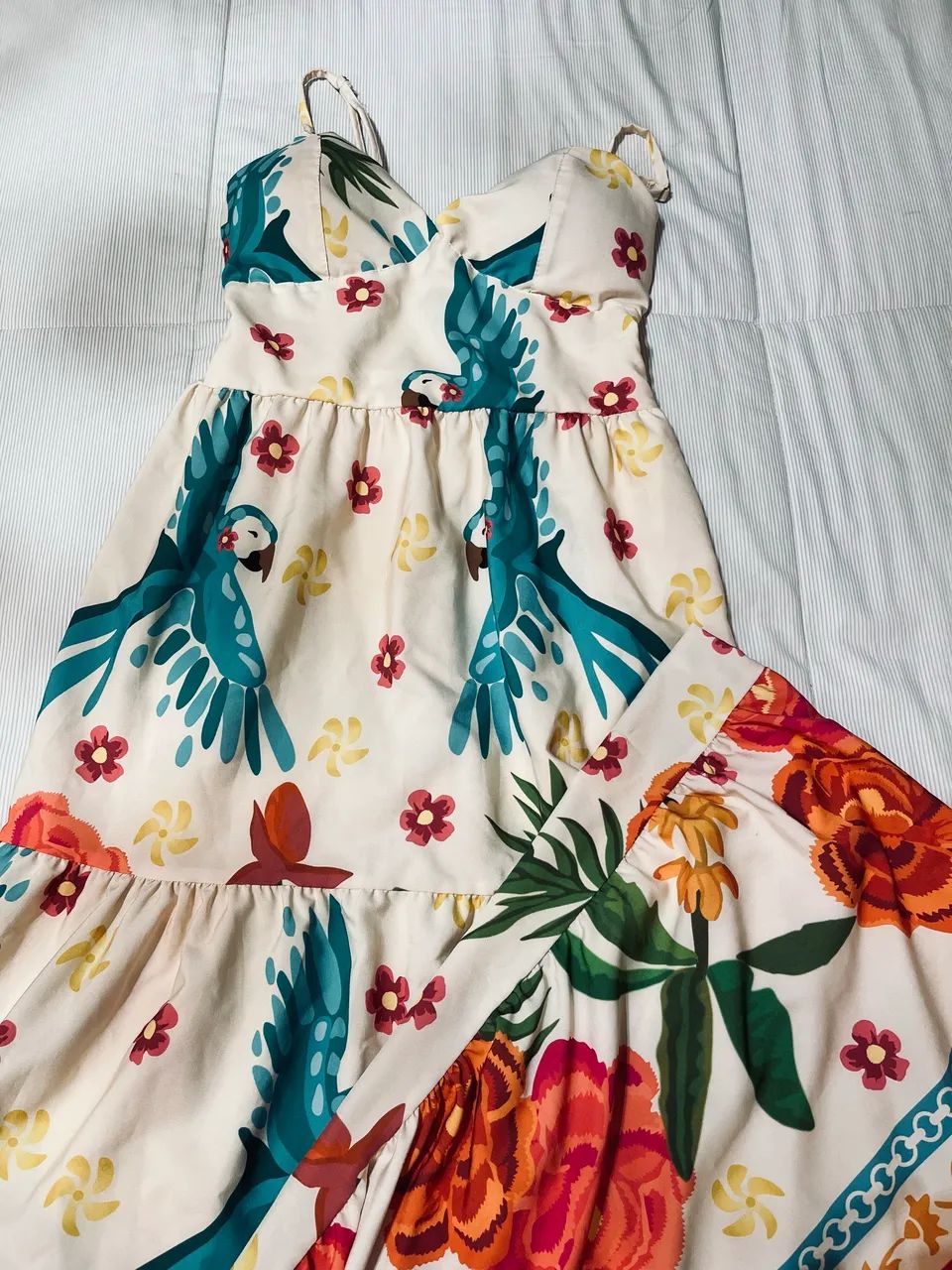 Vestido Longo Estampado 