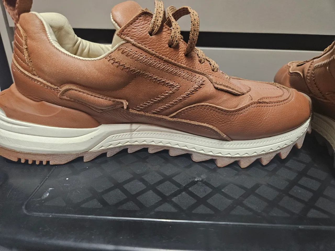 Tênis Casual Couro Marrom reserva sprtiz leather