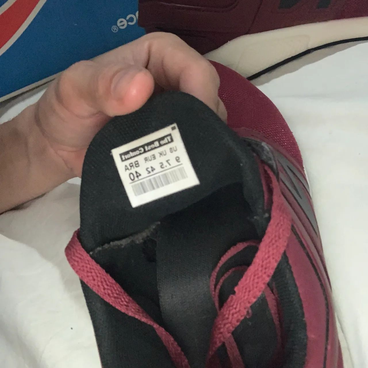 Tênis N*40 New balance vermelho NOVO - Foto 4