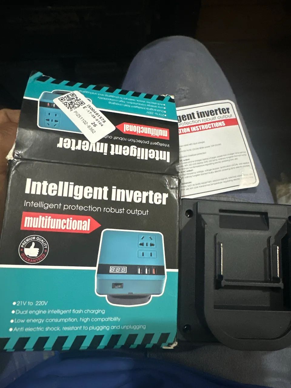 Inverter multifuncional 21v para 220v power 120W  - Foto 2