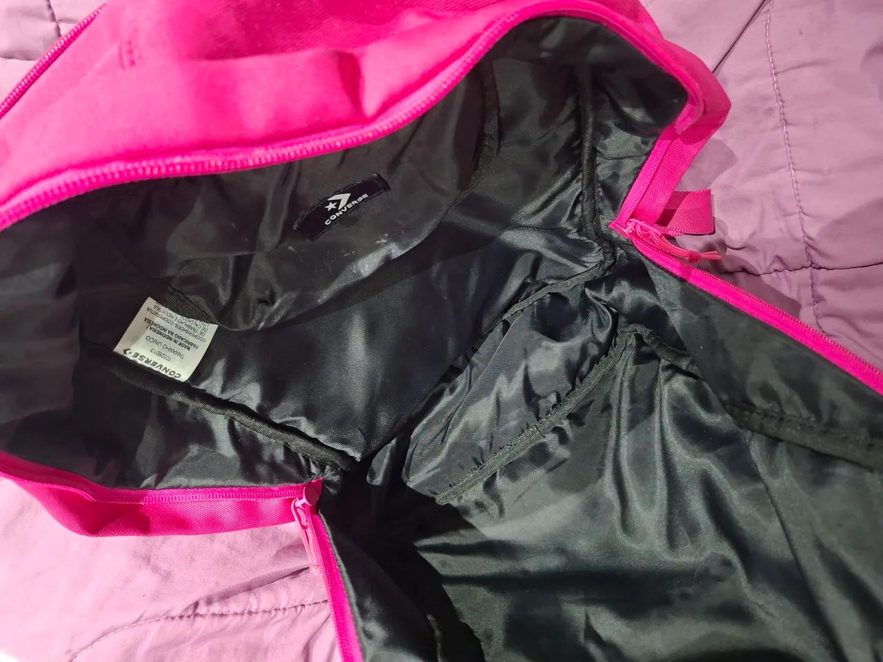 Mochila Converse Square Rosa  - Foto 4