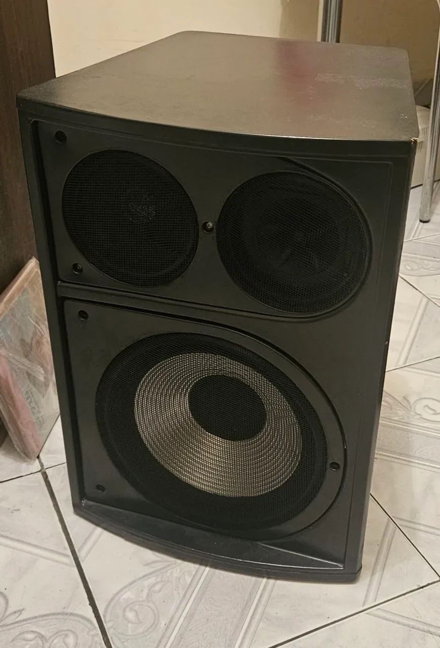 Par de caixa acustica 80 watts 8 ohms madeira naval  - Foto 5