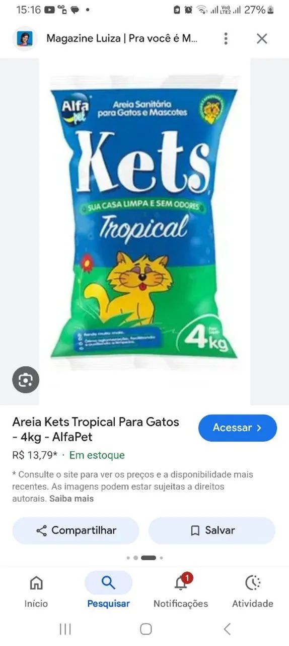 Areia para pets - Foto 4