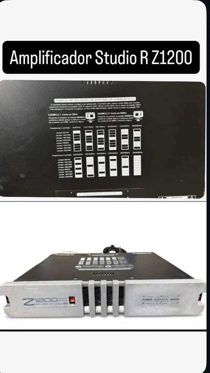 Amplificador Studio R Z-1200 - Foto 2