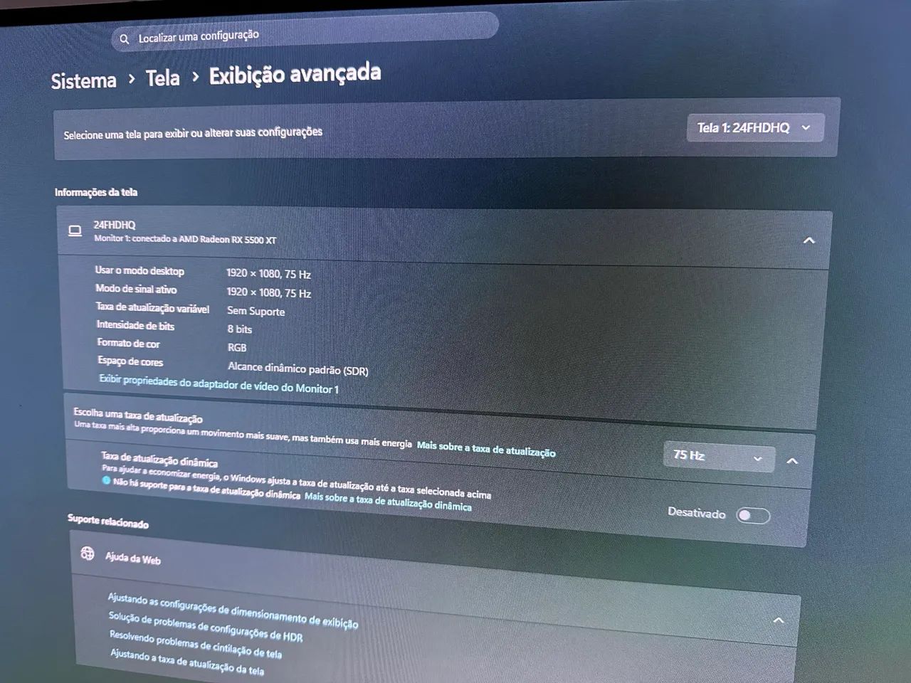 MONITOR HQ 24? 75hz - Foto 2