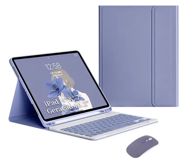 capa teclado e mouse samsung tab s6 lite 10.4