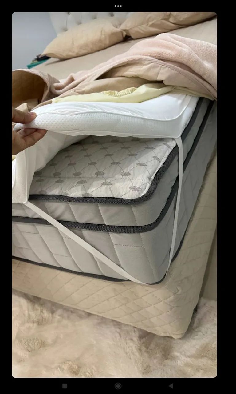 Cama Queen Size e cabeceira  - Foto 2