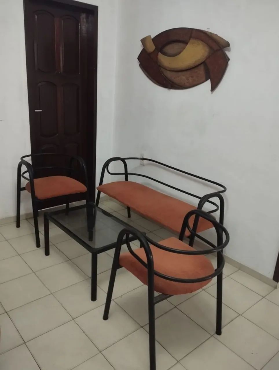 Conjunto de sala de estar vintage anos 80 - Foto 4