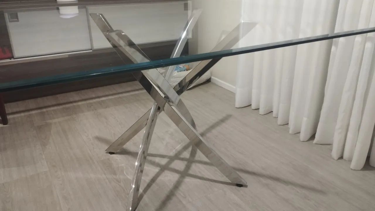 Vende - se mesa de vidro  - Foto 4