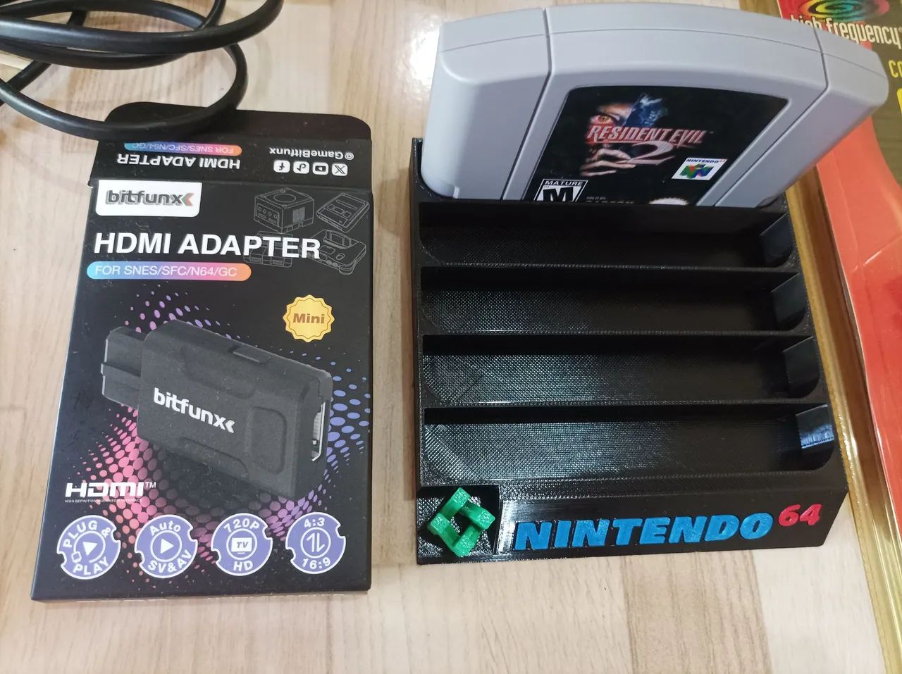 Nintendo 64 com starfox bitfunx HDMI e acessórios  - Foto 2