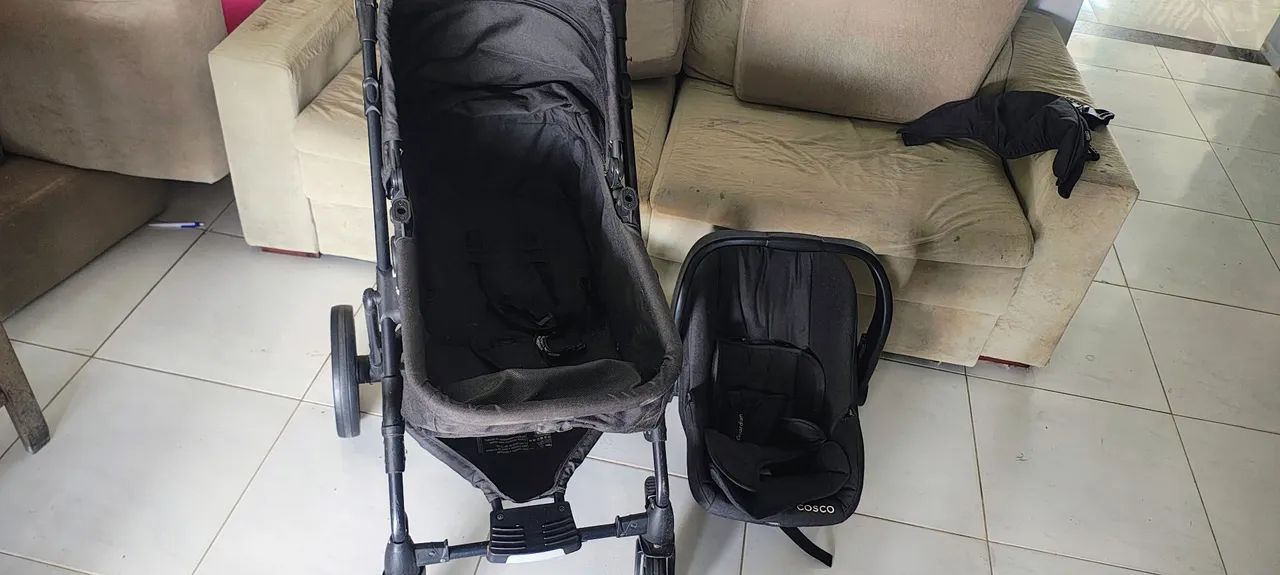 Carrinho e cadeirinha Cosco - Foto 2