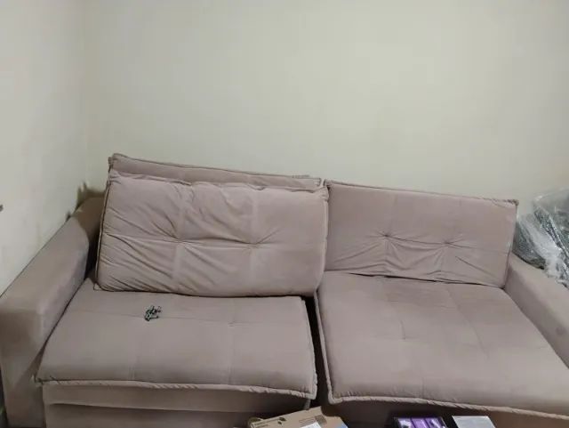 Sofá cama retrátil 4 lugares - Foto 2