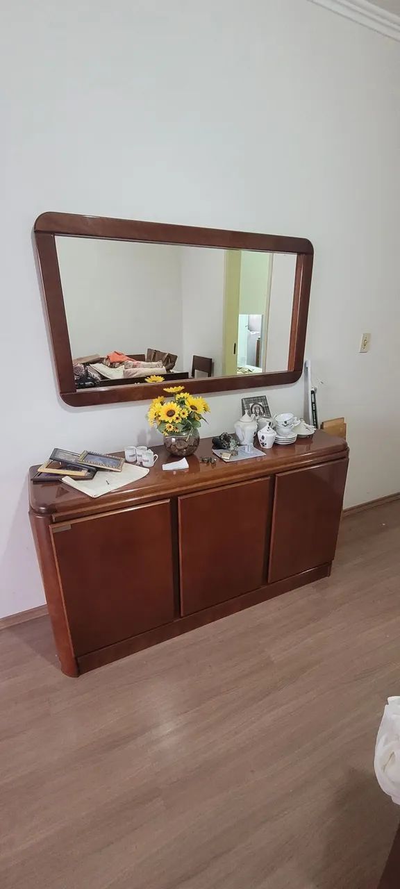 Conjunto jantar Rack, espelho e mesa 6 lugares - Foto 3