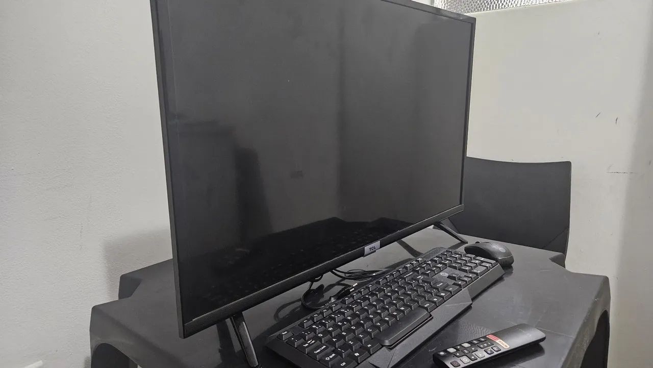 Smartv nova BARATA c vídeo game e Alexa 