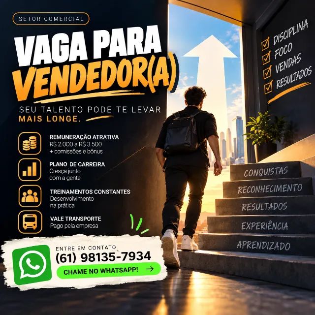VENDEDOR INTERNO | SELEÇÃO ABERTA