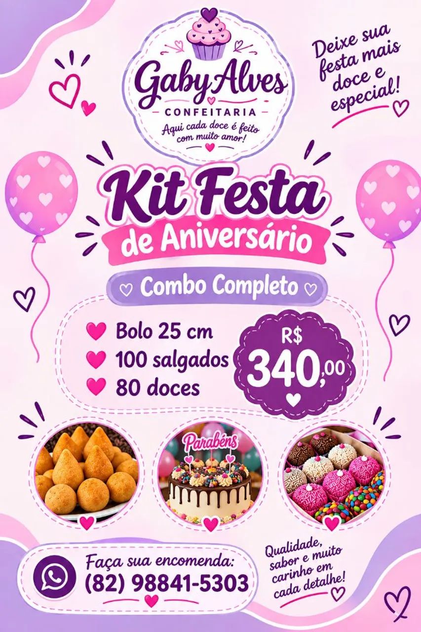 Kit Festa Para 35 pessoas