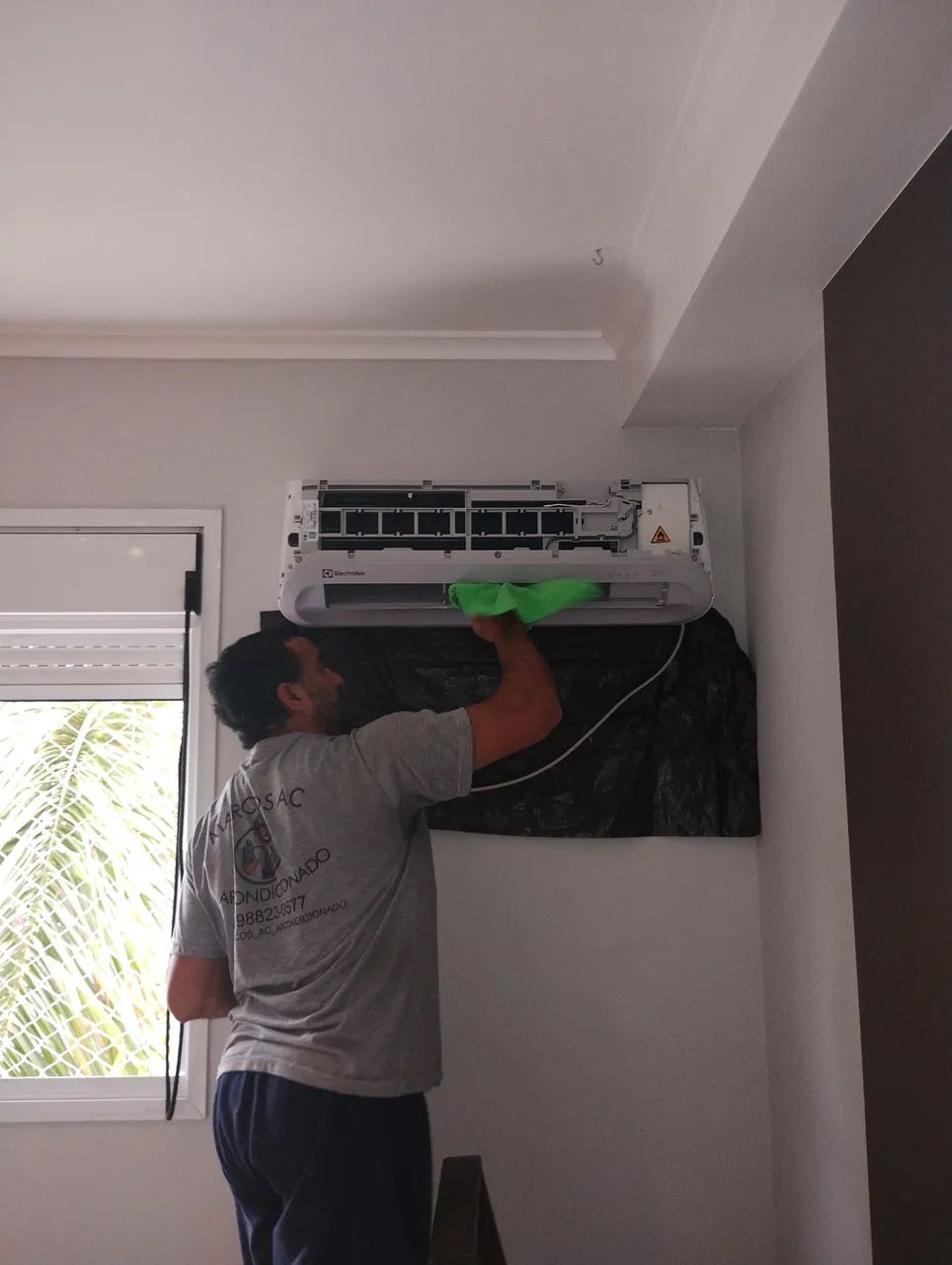 Ar condicionado geladeira e máquina de lavar  - Foto 4