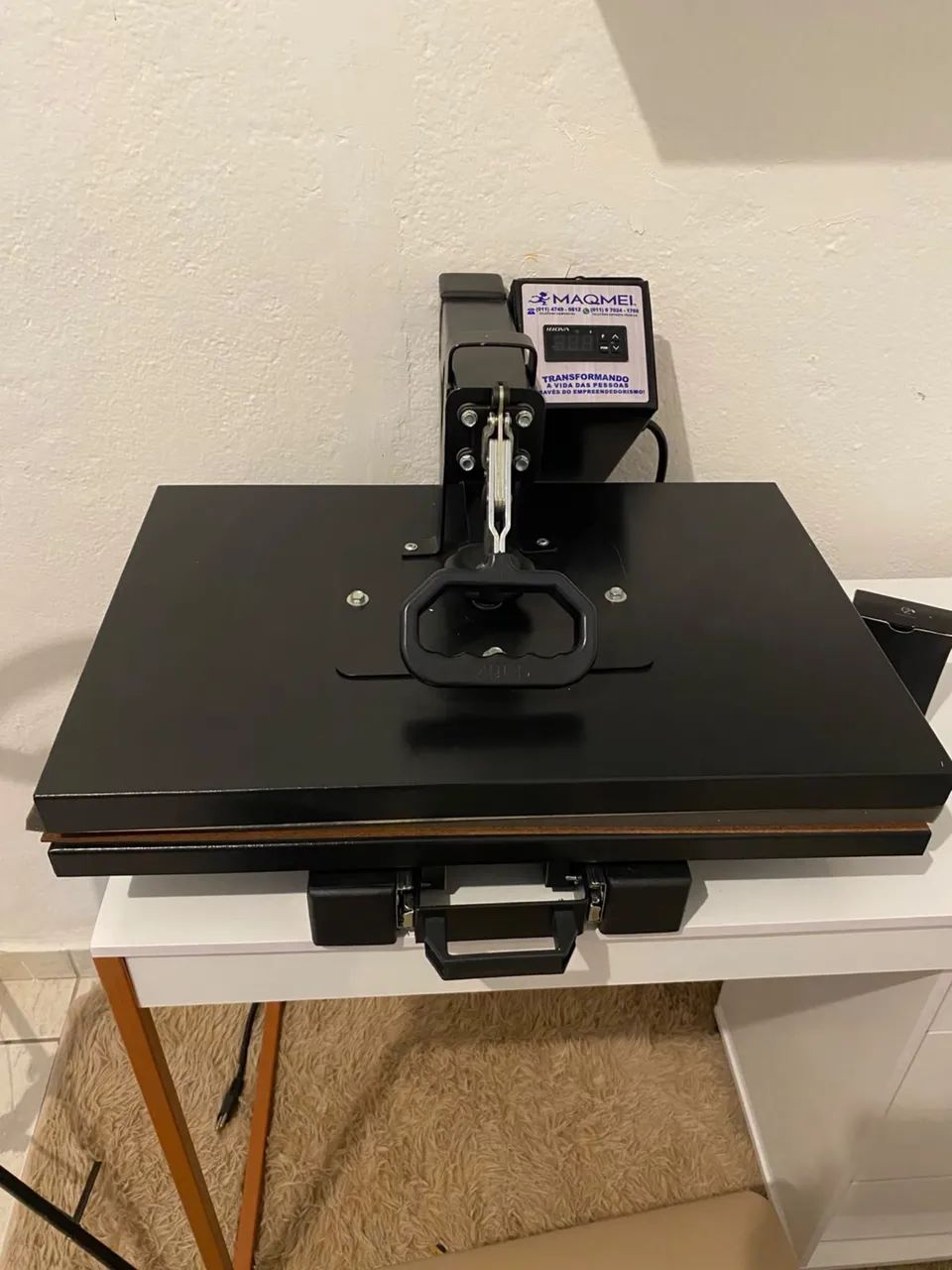 Prensa Térmica MAQMEI 40x60cm ? praticamente nova + NF - Foto 2