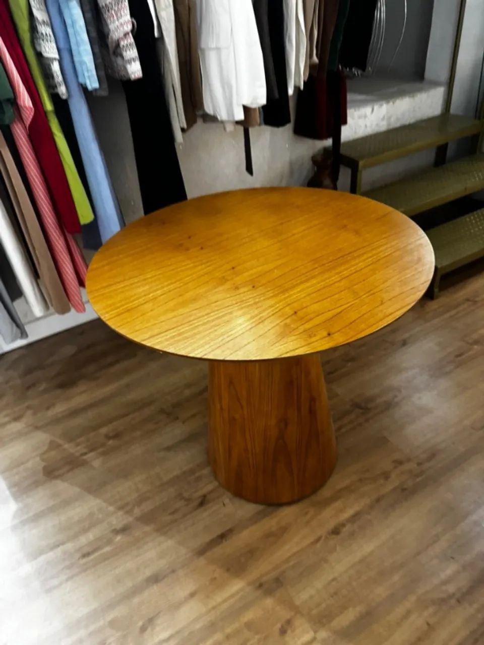 Mesa cone de jantar madeira - Foto 3