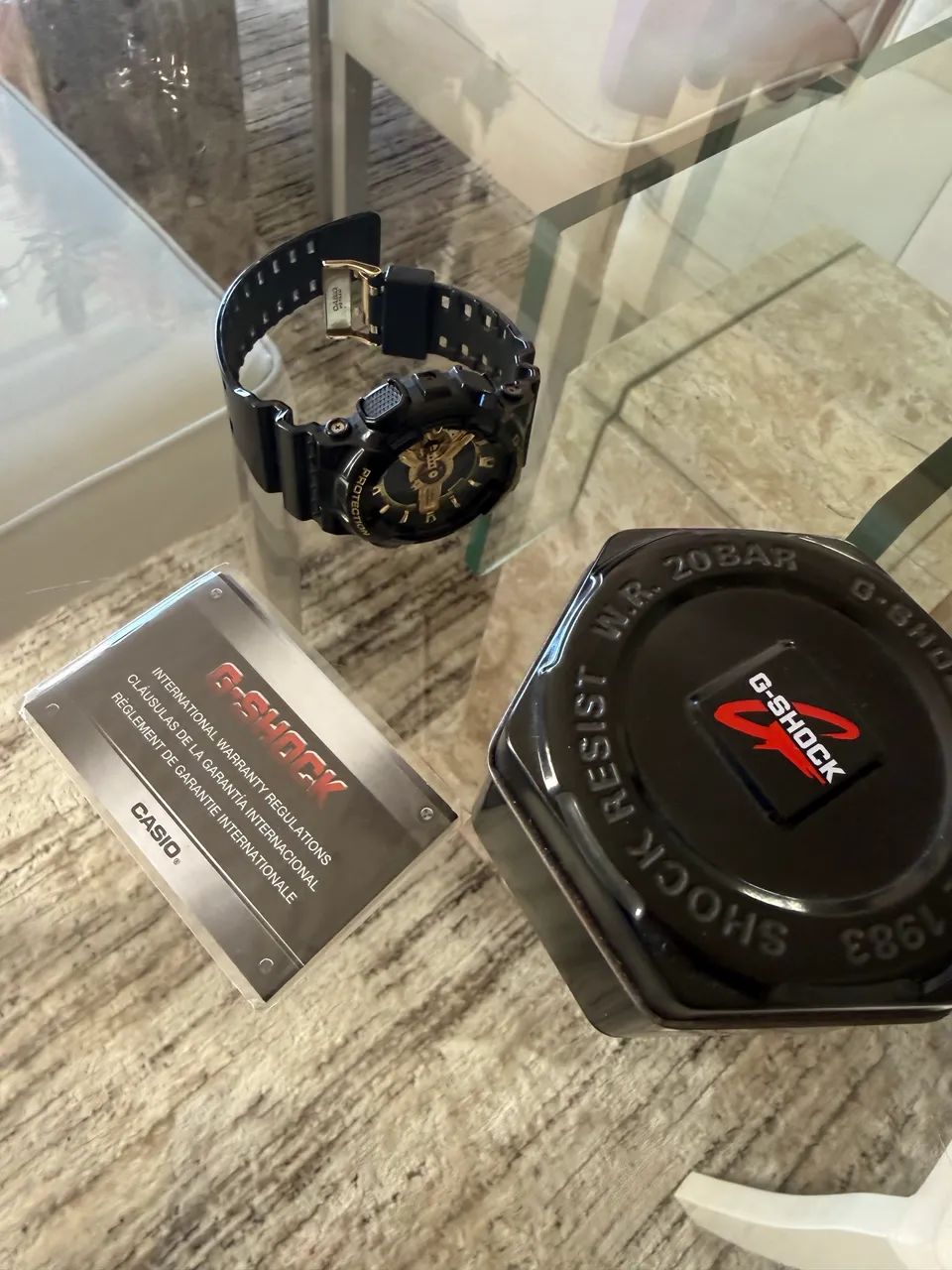 Relógio G-Shock Preto/Dourado - Foto 2