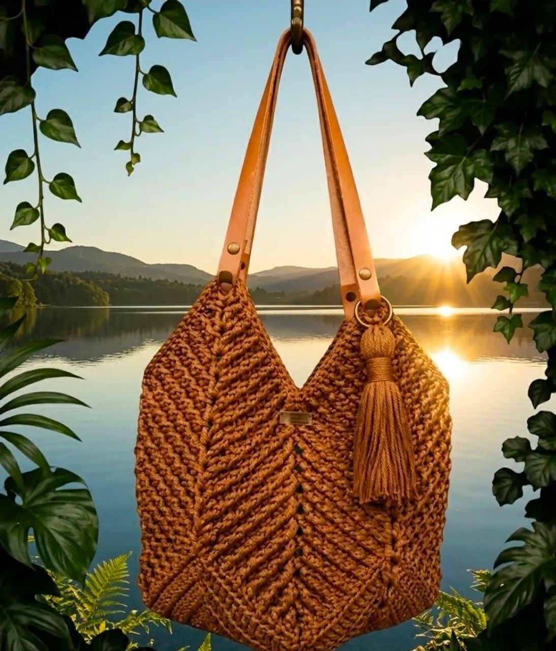 Bolsa de crochê  - Foto 4