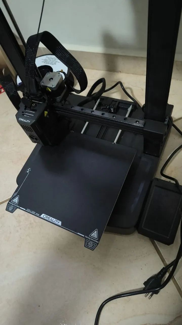 Impressora 3D creality ender v3 KE - seminova - Foto 3