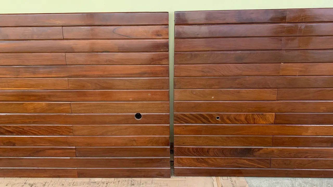 Conjunto de rack em madeira  - Foto 4