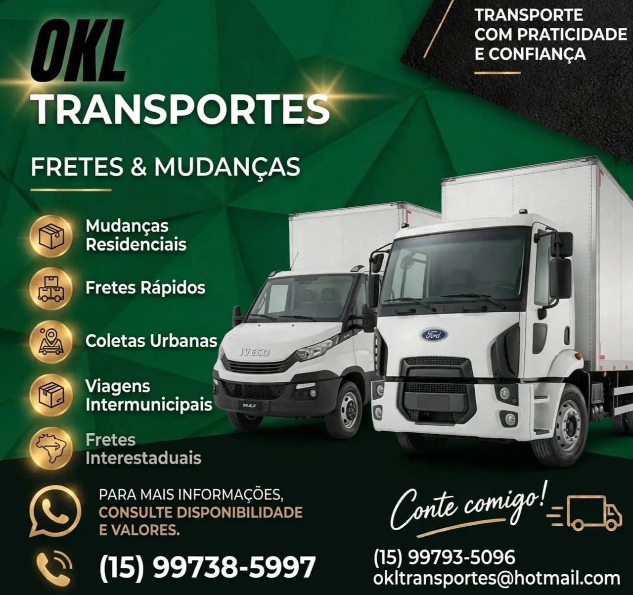 Fretes e mudanças Sorocaba e região 
