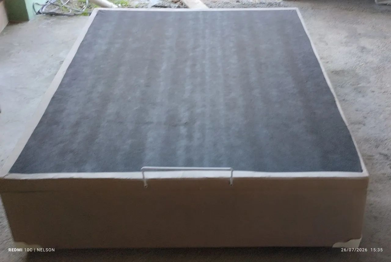 Cama box baú casal com colchão de molas - Foto 3