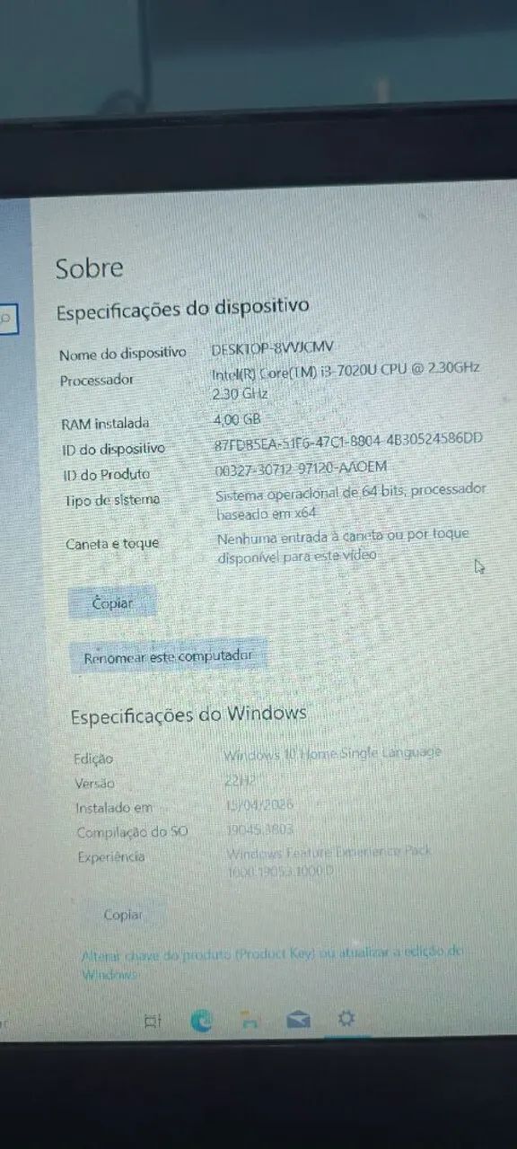 Notebook Samsung Essentials NP350XAA - i3 7ª geração - SSD 256GB Usado - Foto 4