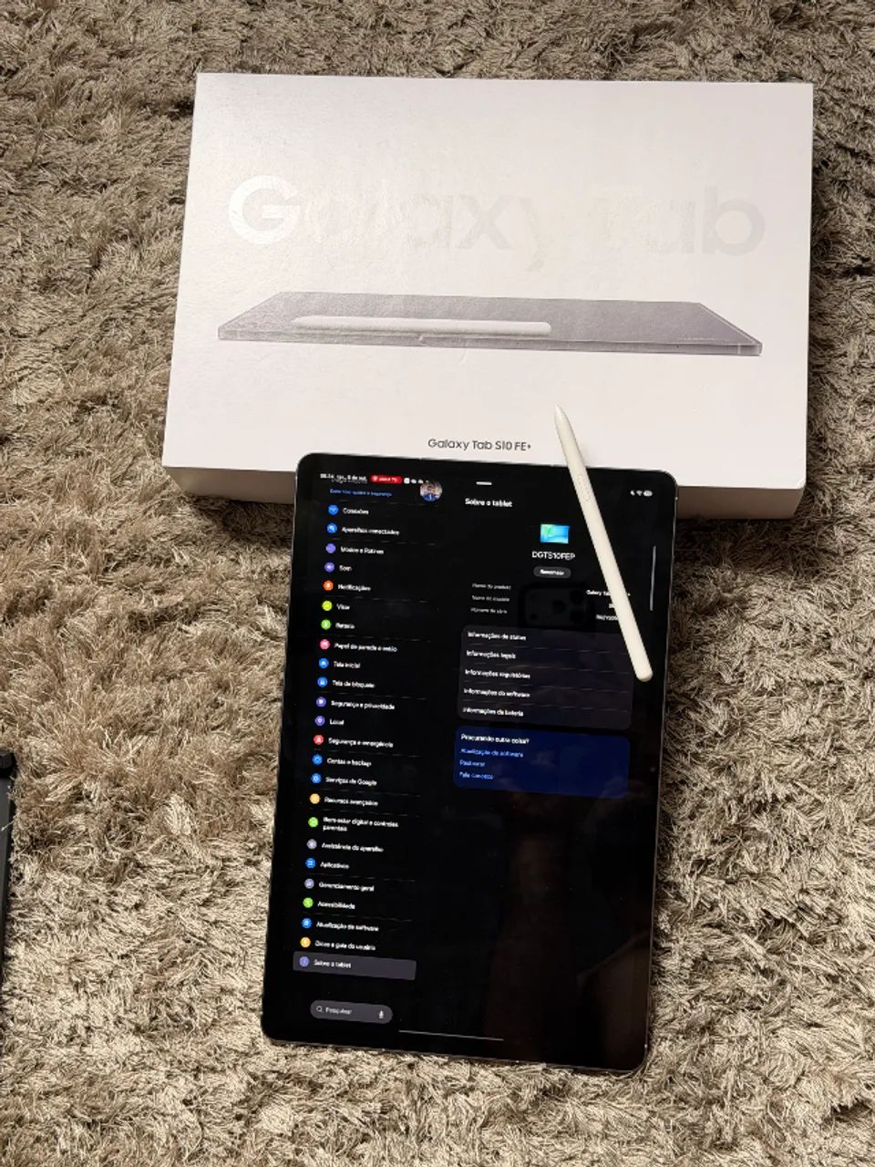 Samsung Galaxy Tab S10 FE Plus com teclado original - Foto 4