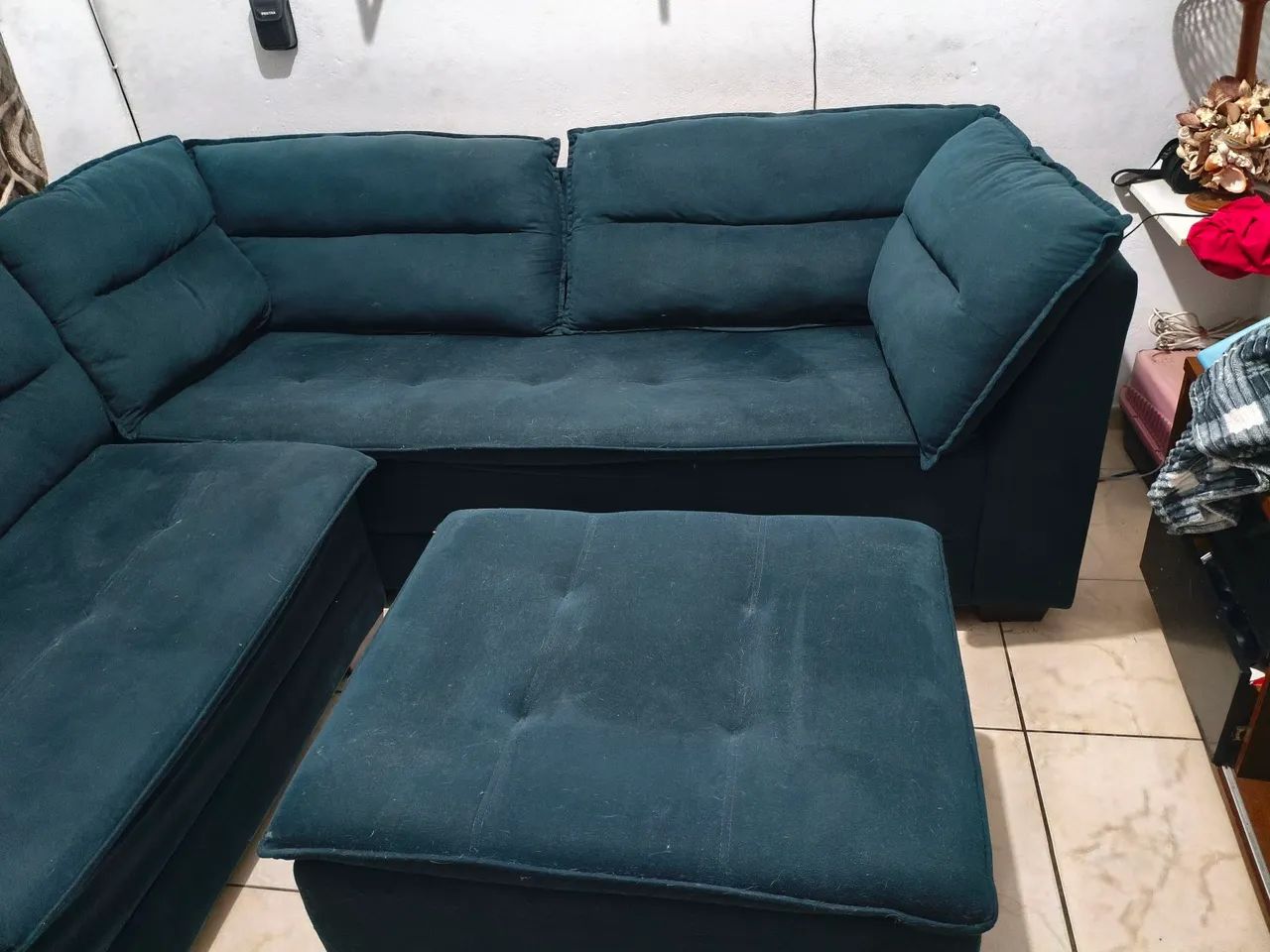Sofá Modular Azul Petróleo - Foto 3