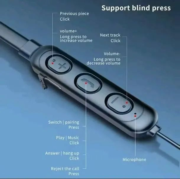 Fone bluetooth de pescoço com.otima qualidade e comforto  - Foto 5