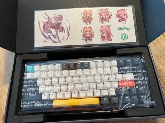 Teclado Mecânico NuPhy Halo75 - Switches Baby Raccoon | Completo + Extras - Foto 4