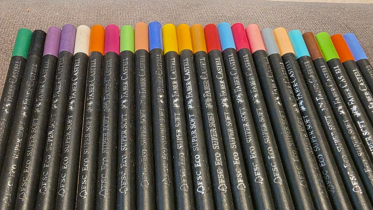 Lápis de Cor Faber-Castell Super Soft - Foto 3