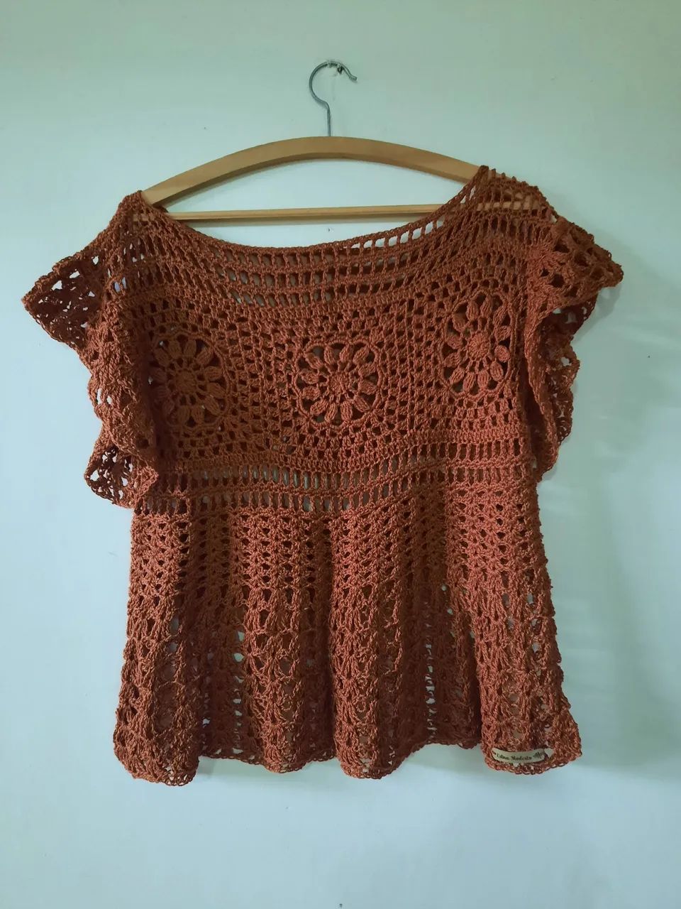 Blusa crochê Moderno