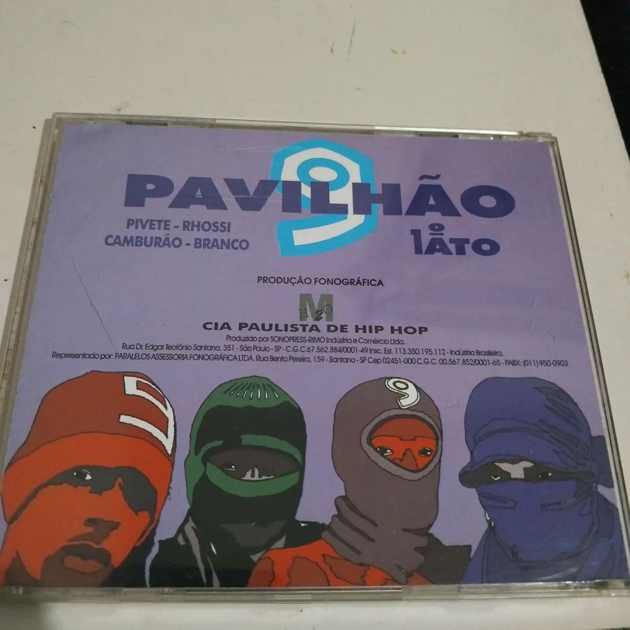 Cd Pavilhão 9 , 1° Ato 1a Prenssagem Rara década 90 original  - Foto 2