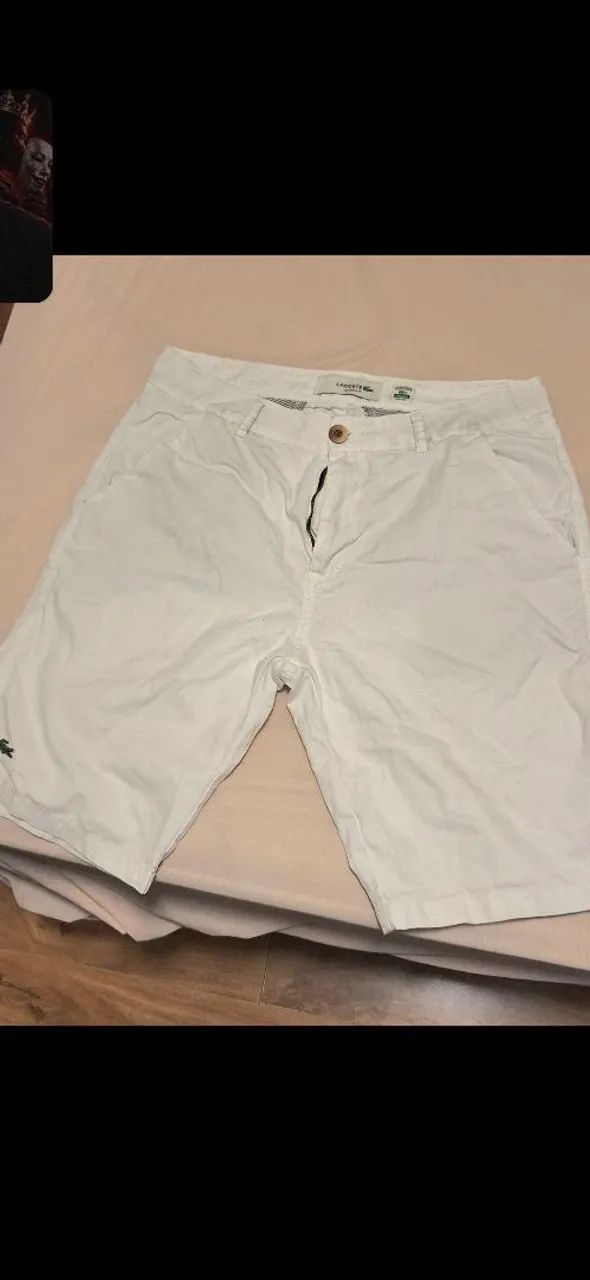 Bermuda Lacoste Branca