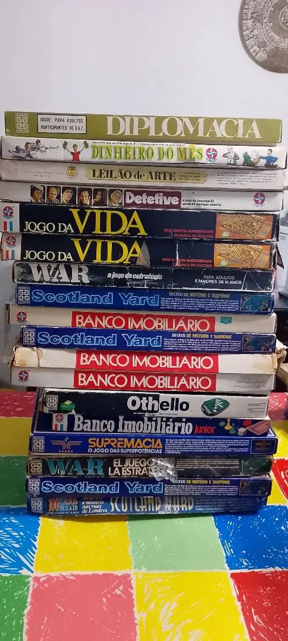 Jogos de tabuleiro antigos preco por jogo - Foto 2