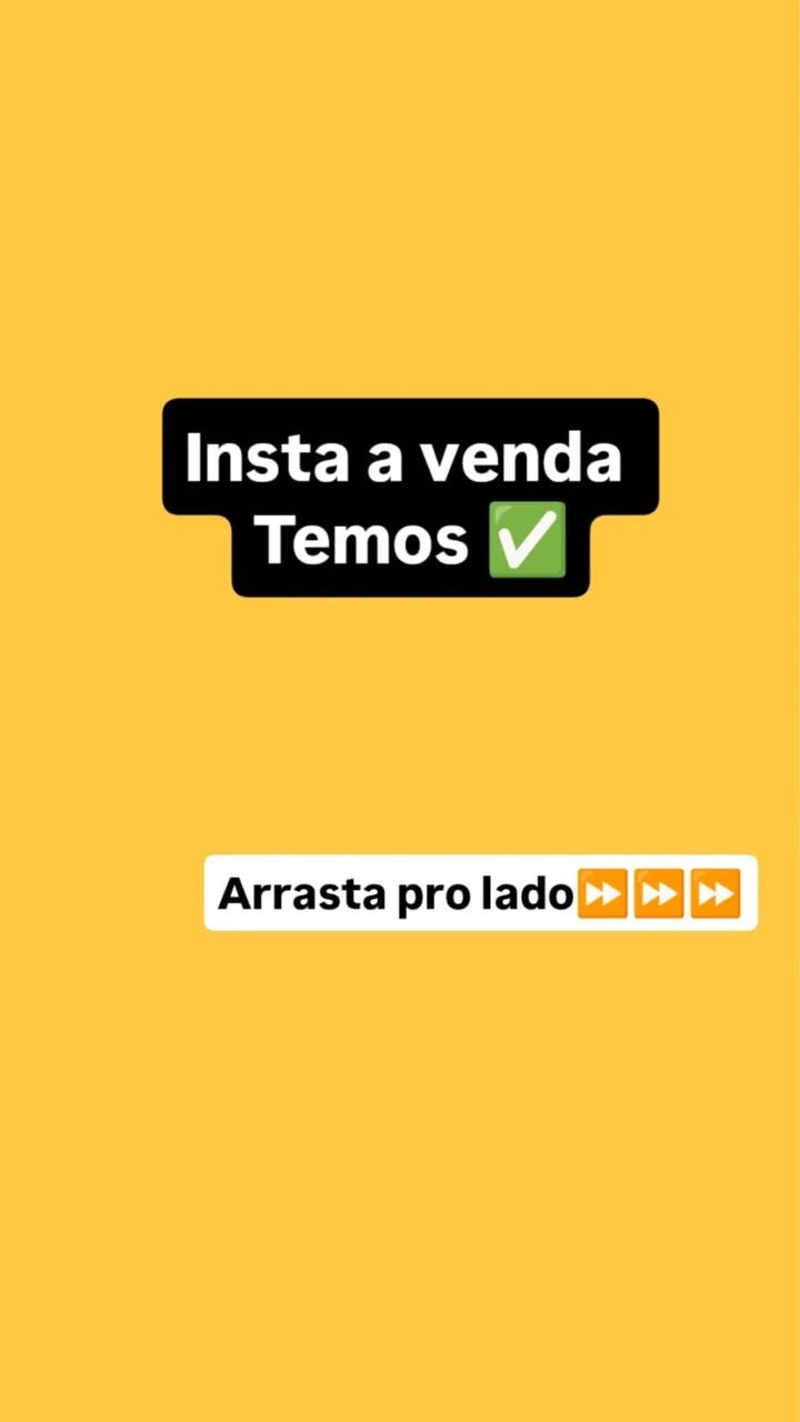 Conta do Instagram a venda 